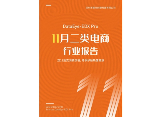 dataeye-edx pro11月二类电商